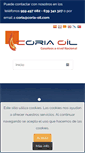 Mobile Screenshot of coria-oil.com