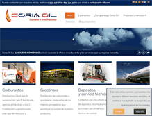 Tablet Screenshot of coria-oil.com